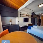 Estudio Bem Equipado E Confortavel Na Barra