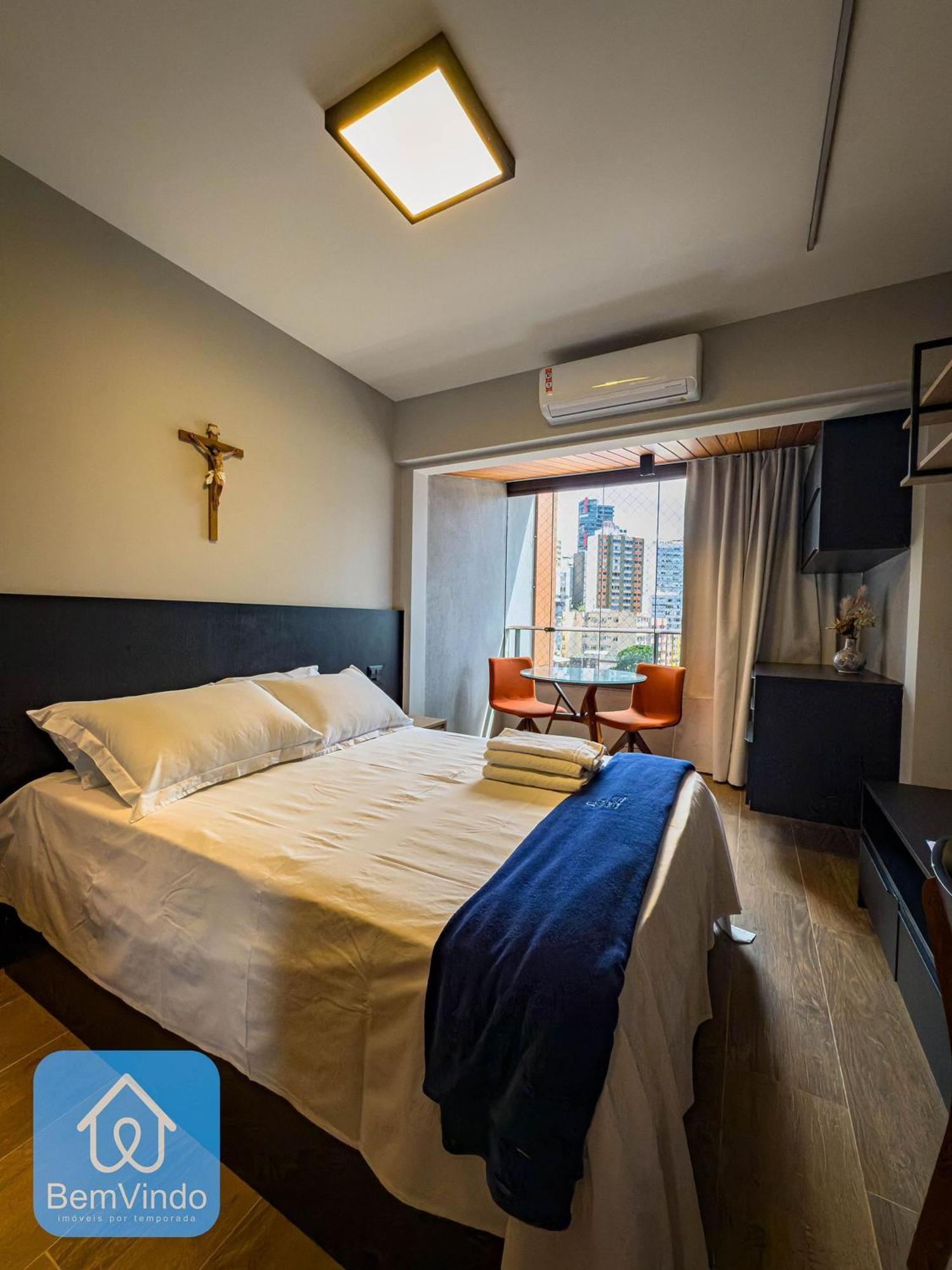 Apartamento Estudio Bem Equipado E Confortavel Na Barra